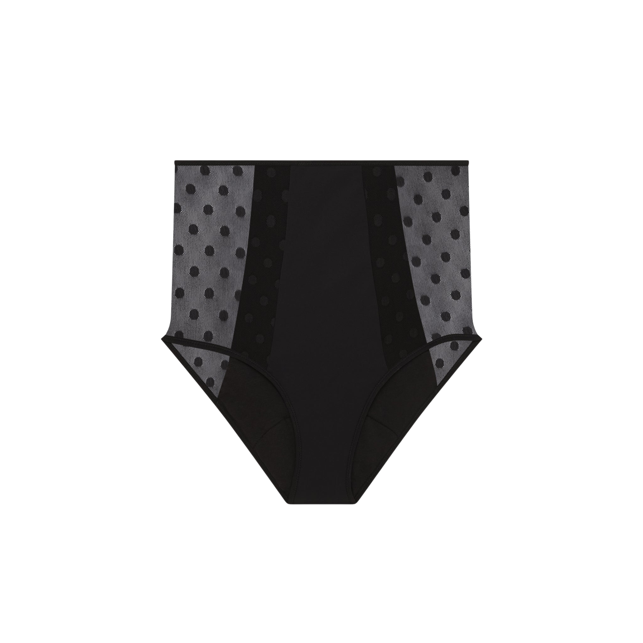 Culotte menstruelle taille haute plumetis rhéa