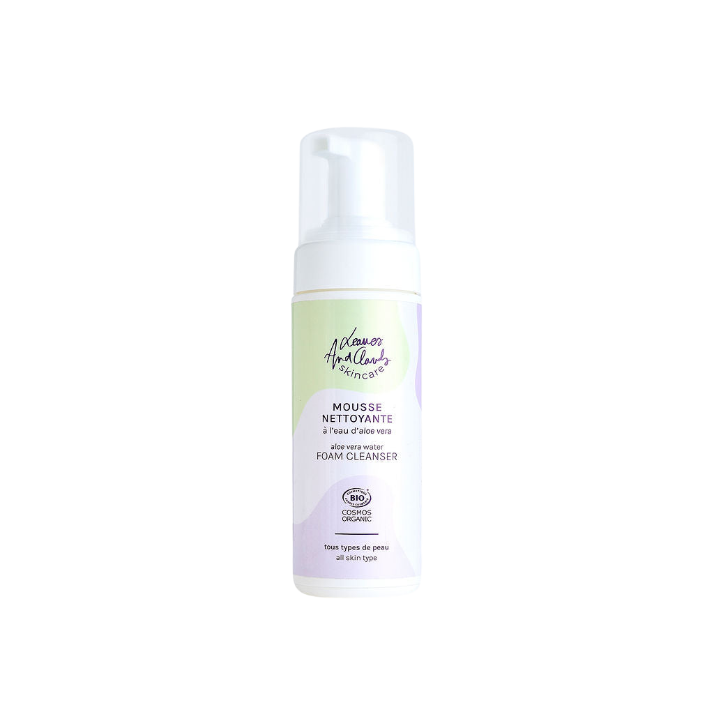 Mousse nettoyante naturelle aloe vera