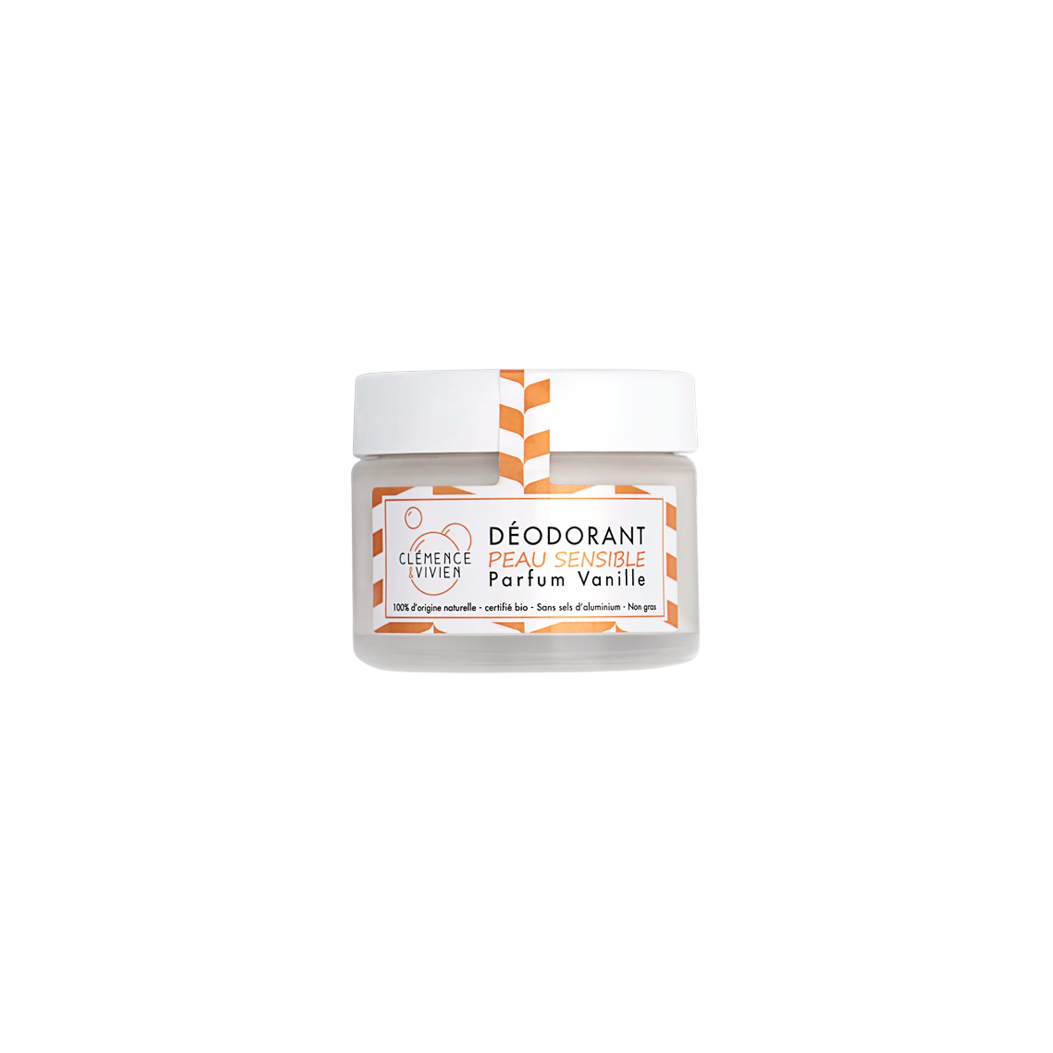 Déodorant crème peaux sensibles vanille