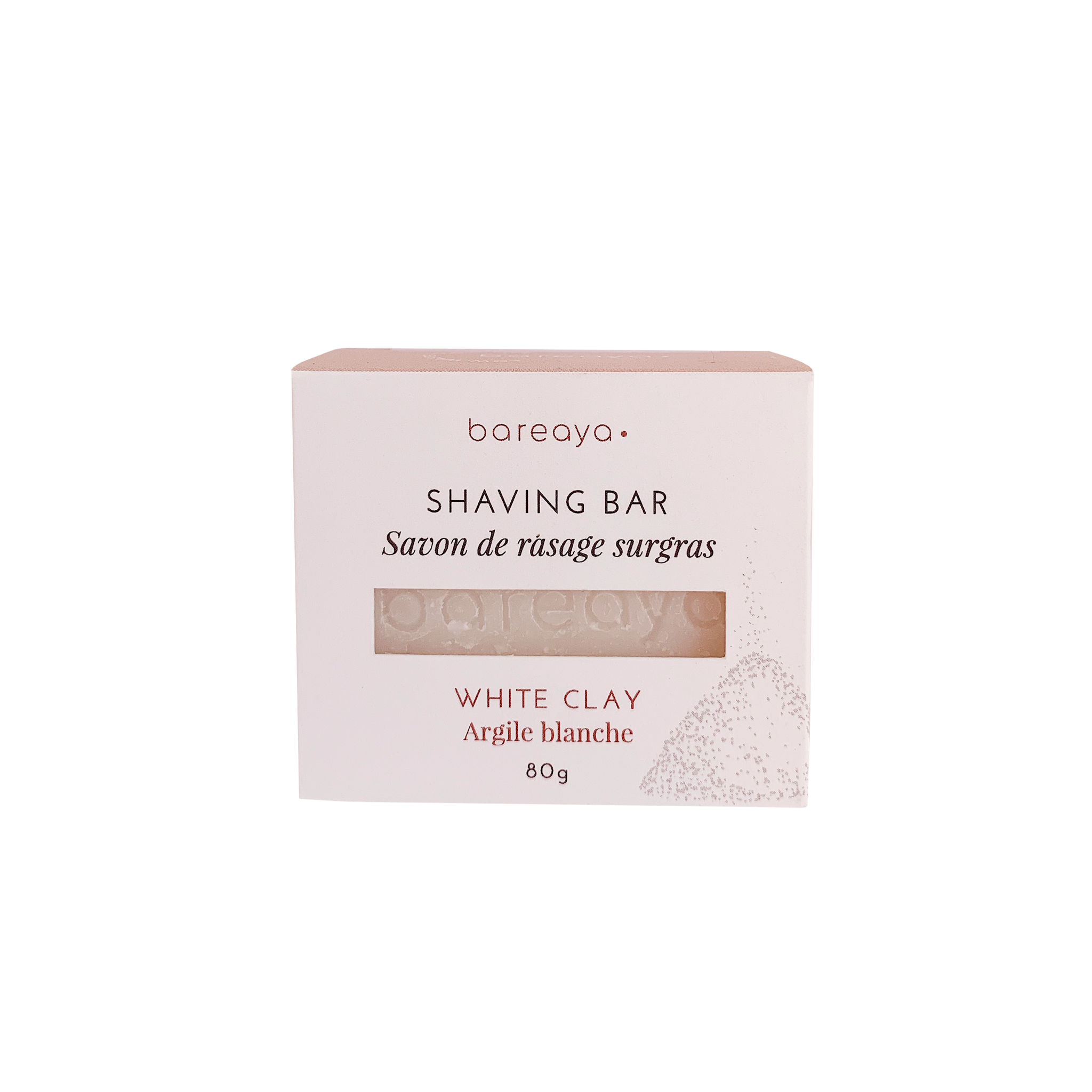 Savon de rasage à l'argile blanche