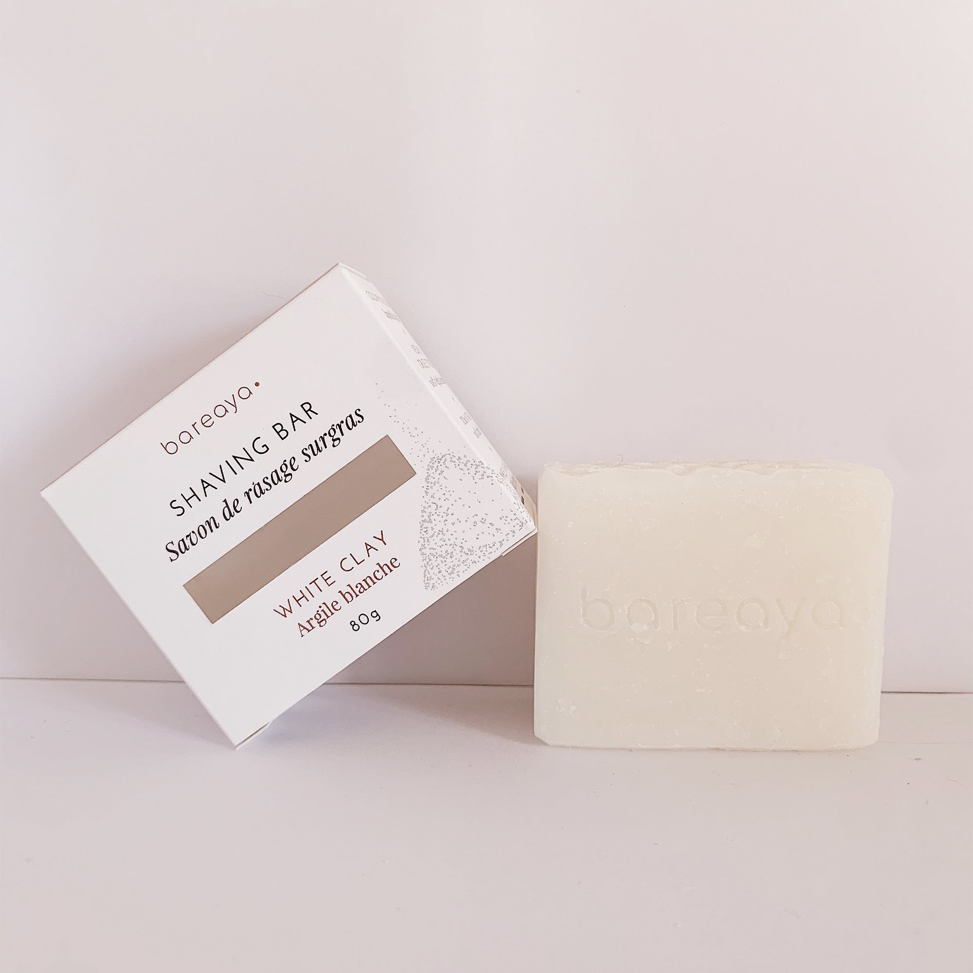 Savon de rasage à l'argile blanche