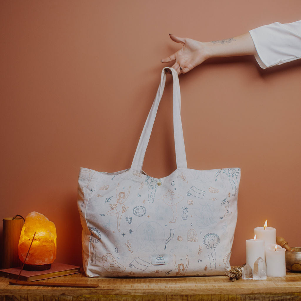 Grand tote bag cabas yoga